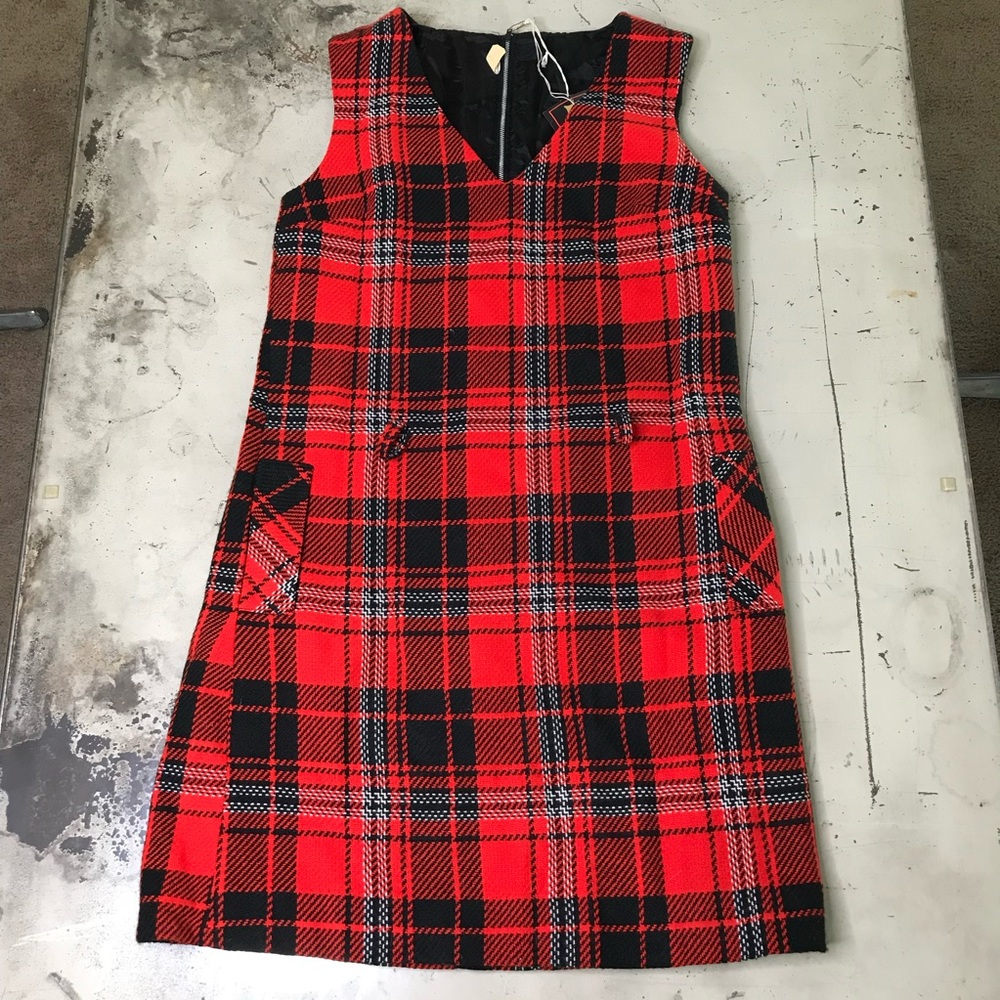 Vintage 1970’s plaid dress